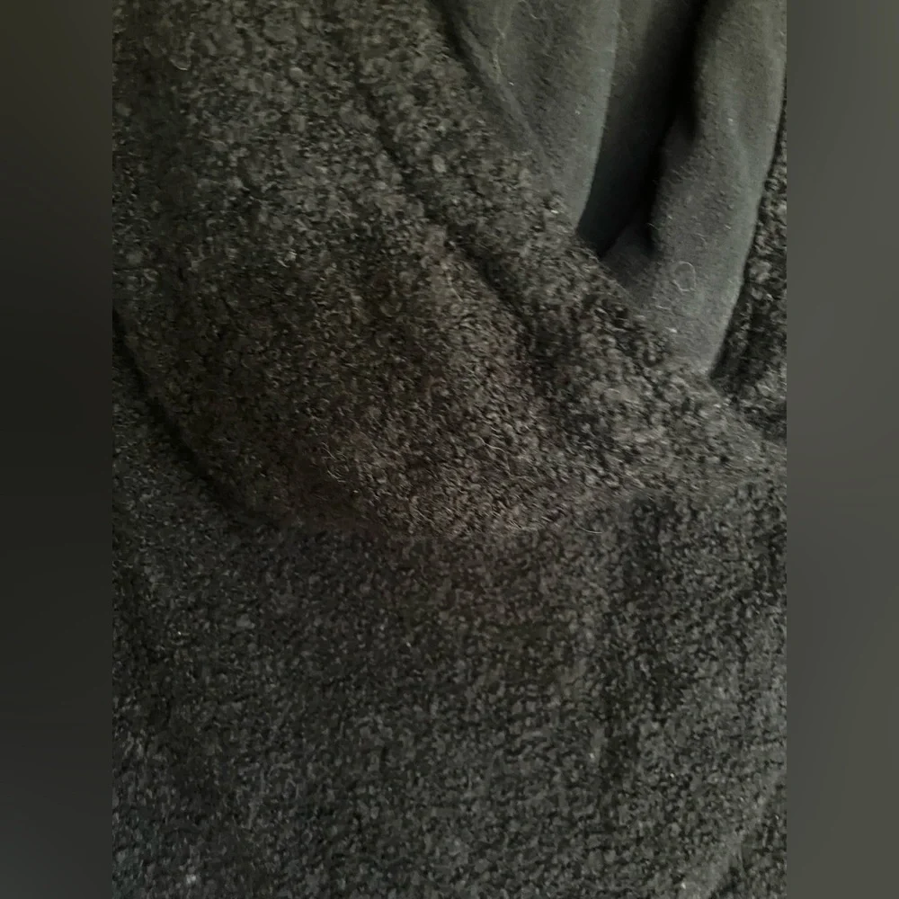 Hollister Textured Black Outerwear medium mens